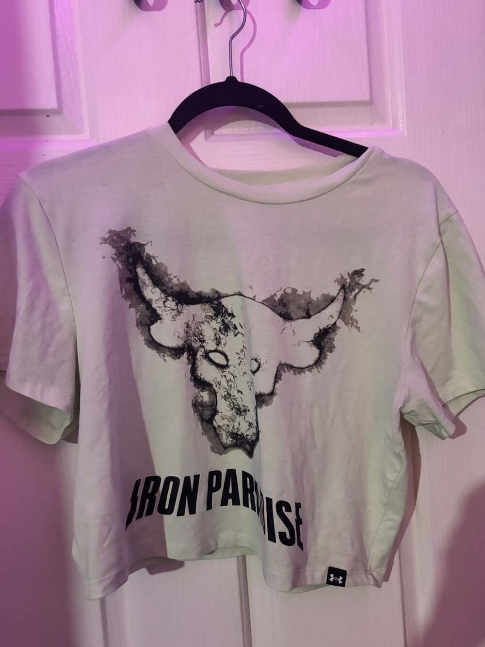 Under Armour Iron Paradise Crop T-Shirt XL